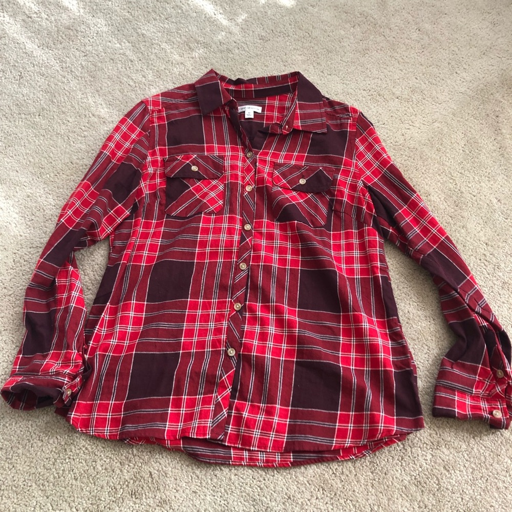 Croft & Barrow Classic Flannel - Size Medium